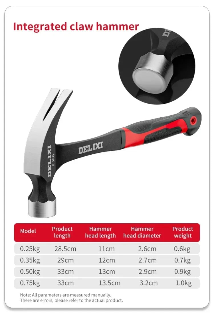 Mini Multifunctional Claw Hammer - Professional Woodworking Tool for Home Use - ZOOMNSTORE