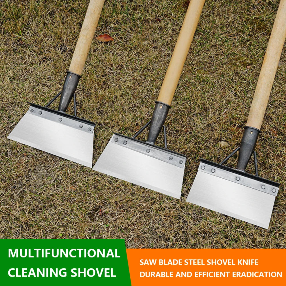 Multifunctional Garden Shovel with Saw Blade - Steel Flat Head for Weeding and Moss Removal - ZOOMNSTORE