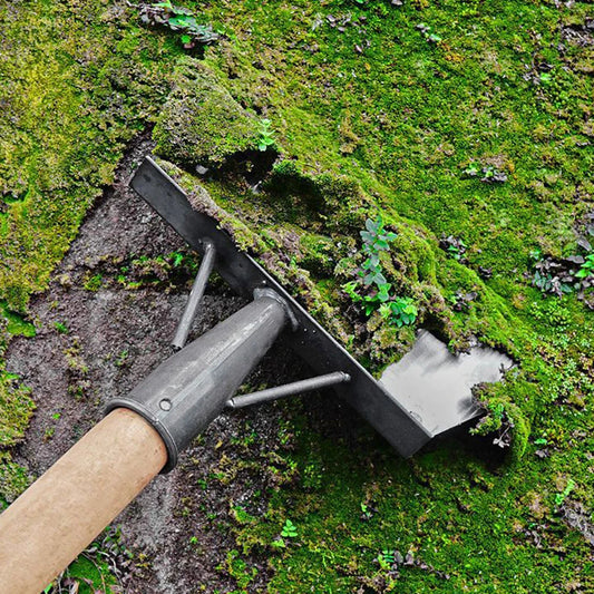 Multifunctional Garden Shovel with Saw Blade - Steel Flat Head for Weeding and Moss Removal - ZOOMNSTORE