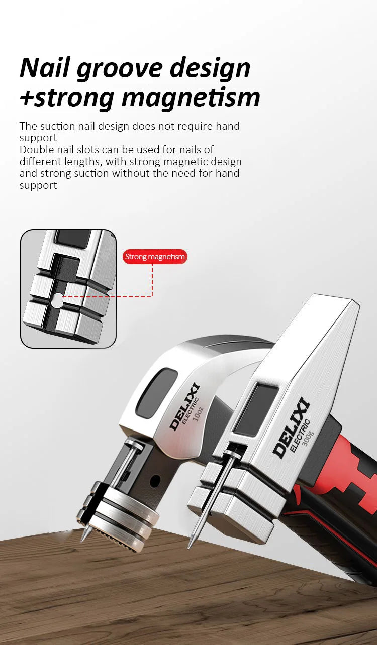 Mini Claw Hammer - Multifunctional Shockproof Tool with Anti-Slip Grip - ZOOMNSTORE