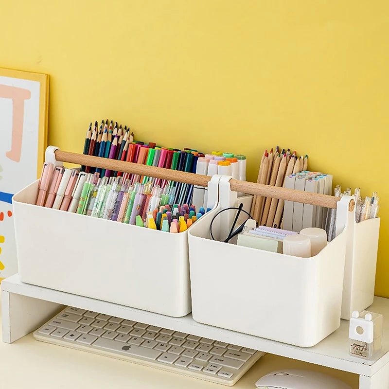 Multifunctional Pen Holder - Portable Storage Box for Office  School - ZOOMNSTORE