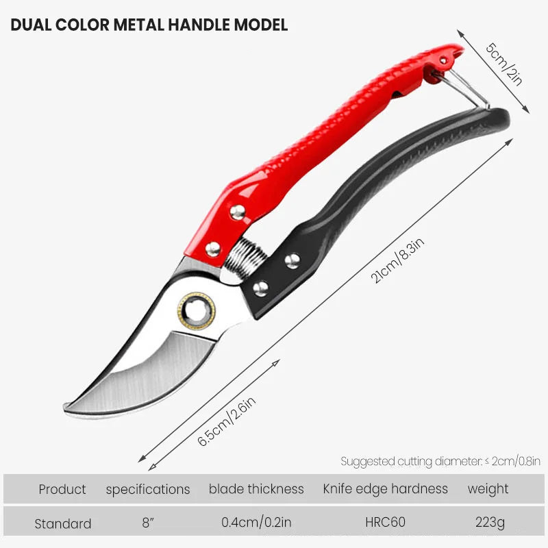 Heavy Duty Pruning Shears - Ultra Sharp Garden Scissors - ZOOMNSTORE
