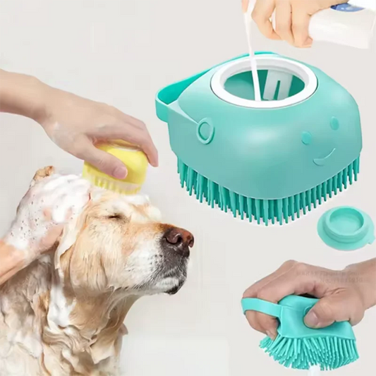 Multifunctional Silicone Pet Brush - Soft Bath Massage Tool for Dogs and Cats - ZOOMNSTORE
