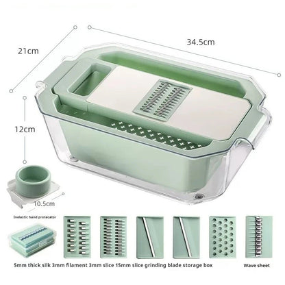 Multifunctional Vegetable Slicer - Potato and Cucumber Chopper Kitchen Tool - ZOOMNSTORE