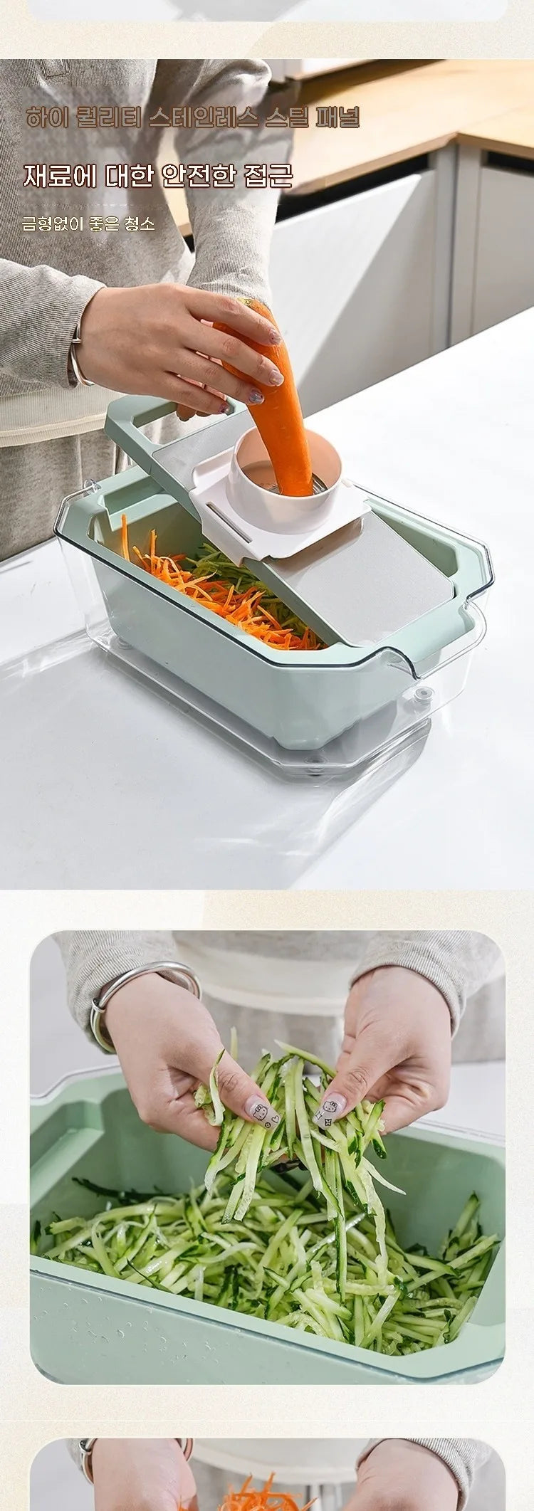 Multifunctional Vegetable Slicer - Potato and Cucumber Chopper Kitchen Tool - ZOOMNSTORE