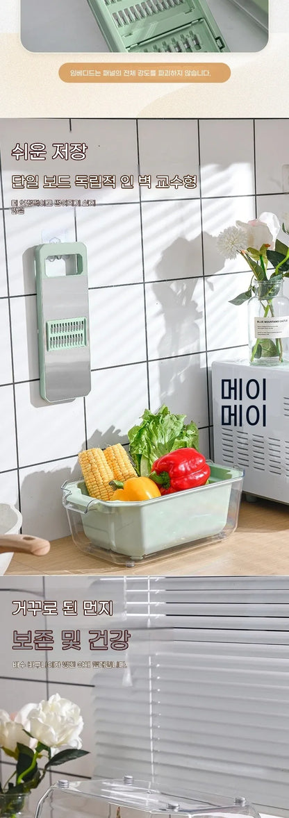 Multifunctional Vegetable Slicer - Potato and Cucumber Chopper Kitchen Tool - ZOOMNSTORE