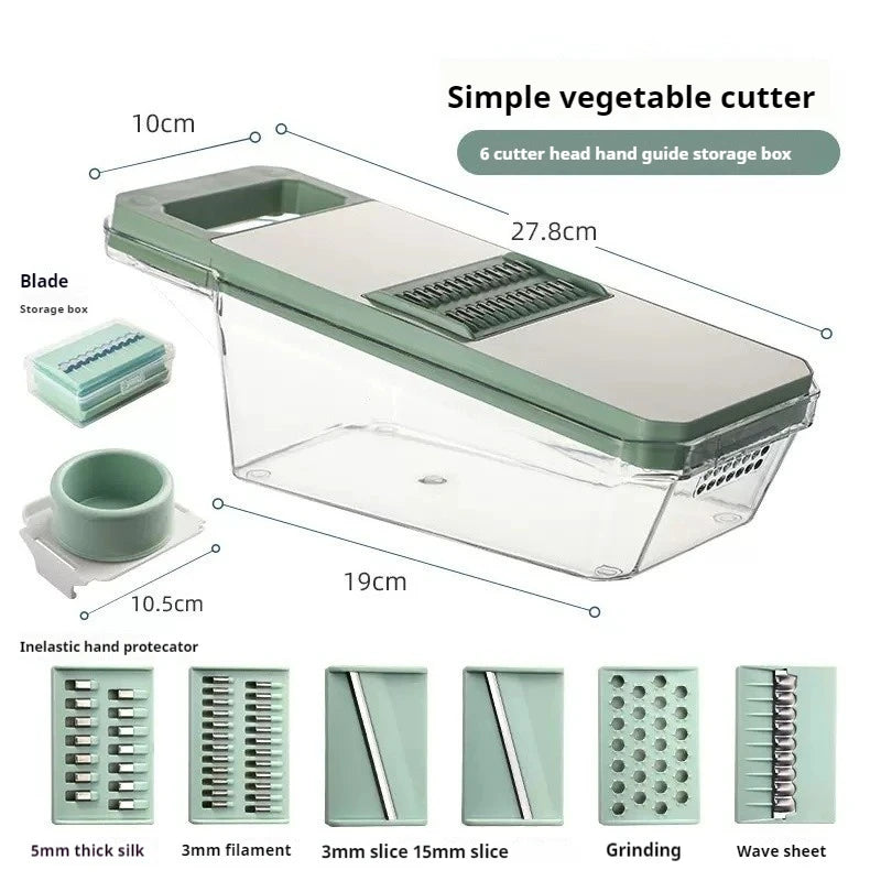Multifunctional Vegetable Slicer - Potato and Cucumber Chopper Kitchen Tool - ZOOMNSTORE