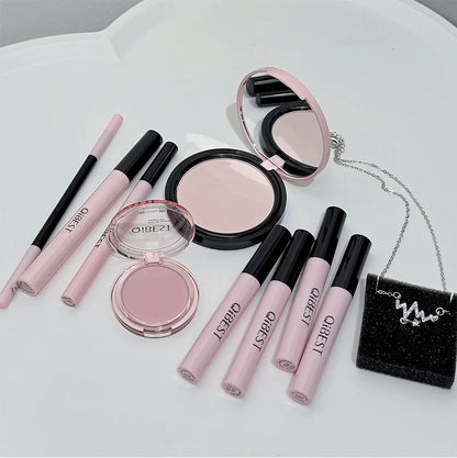 Multipurpose Makeup Set – Complete Beauty Kit with Lip Mud, Pressed Powder & Eyeliner Pencil - ZOOMNSTORE