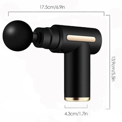 Mini Muscle Massage Gun Protable Body Massager Deep Handheld Percussion Massager For Body Back And Neck Leg - ZOOMNSTORE