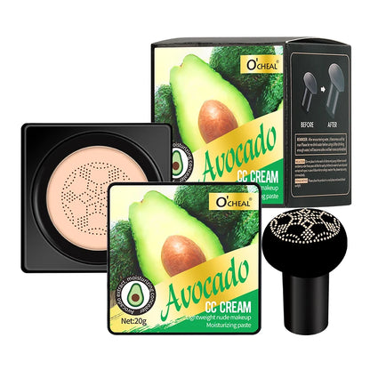 Mushroom Head BB Cream Foundation - Face Makeup Concealer Cushion Compact - ZOOMNSTORE