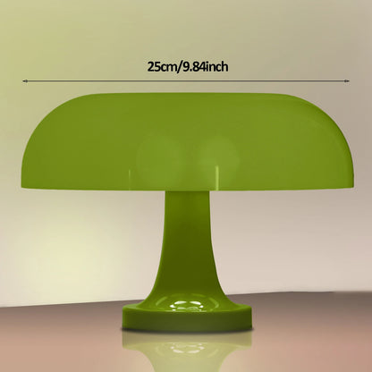 Modern Bauhaus Mushroom Table Lamp - Danish Designer Orange Bedside Light - ZOOMNSTORE