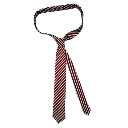 Classic Musical Notes Tie - Silky Narrow Necktie for Piano  Guitar Lovers - ZOOMNSTORE