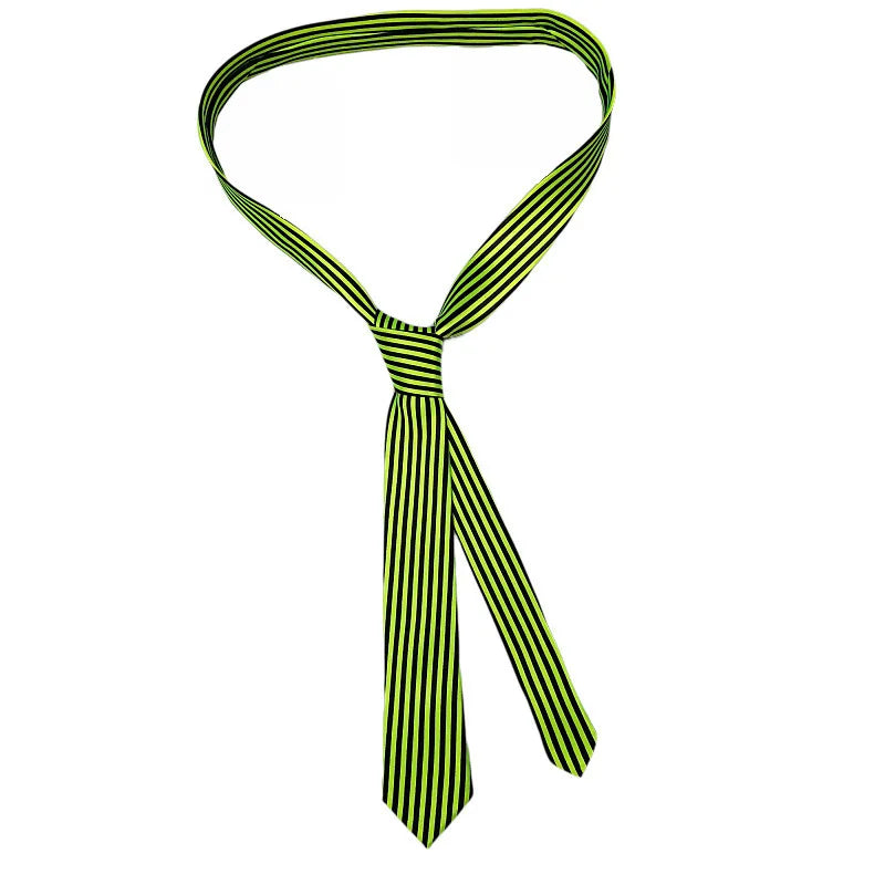 Classic Musical Notes Tie - Silky Narrow Necktie for Piano  Guitar Lovers - ZOOMNSTORE