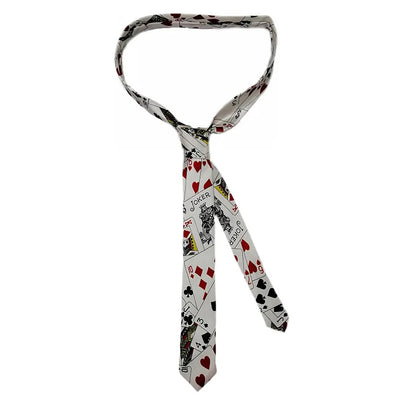 Classic Musical Notes Tie - Silky Narrow Necktie for Piano  Guitar Lovers - ZOOMNSTORE