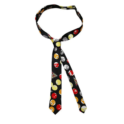 Classic Musical Notes Tie - Silky Narrow Necktie for Piano  Guitar Lovers - ZOOMNSTORE