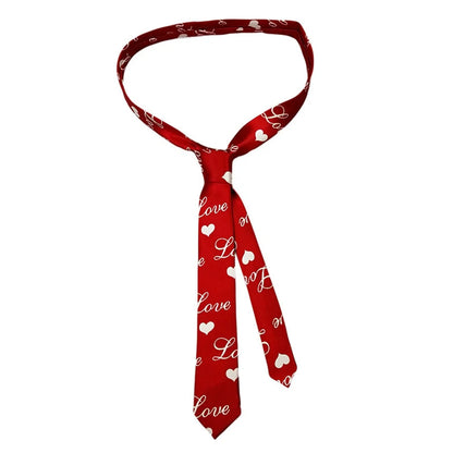 Classic Musical Notes Tie - Silky Narrow Necktie for Piano  Guitar Lovers - ZOOMNSTORE