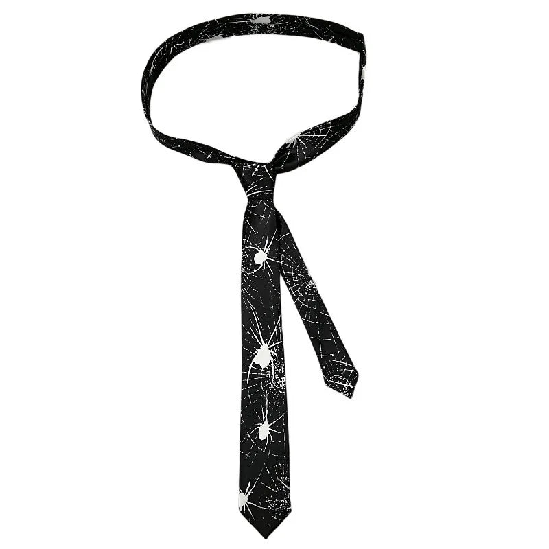Classic Musical Notes Tie - Silky Narrow Necktie for Piano  Guitar Lovers - ZOOMNSTORE