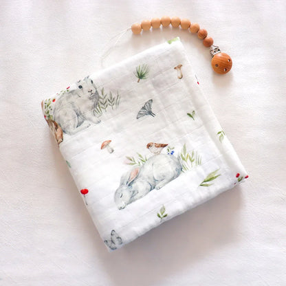 58x58cm Muslin cotton Baby Towels Scarf Swaddle bath Towel Newborns Handkerchief Bathing Feeding Face Washcloth Wipe - ZOOMNSTORE