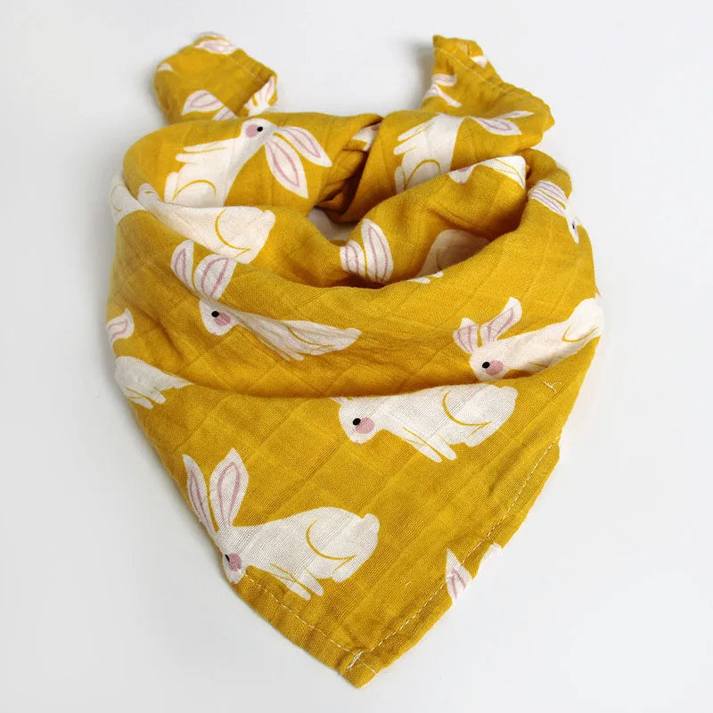 58x58cm Muslin cotton Baby Towels Scarf Swaddle bath Towel Newborns Handkerchief Bathing Feeding Face Washcloth Wipe - ZOOMNSTORE