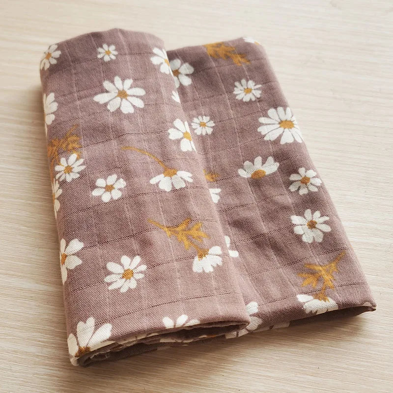 58x58cm Muslin cotton Baby Towels Scarf Swaddle bath Towel Newborns Handkerchief Bathing Feeding Face Washcloth Wipe - ZOOMNSTORE