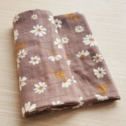 58x58cm Muslin cotton Baby Towels Scarf Swaddle bath Towel Newborns Handkerchief Bathing Feeding Face Washcloth Wipe - ZOOMNSTORE