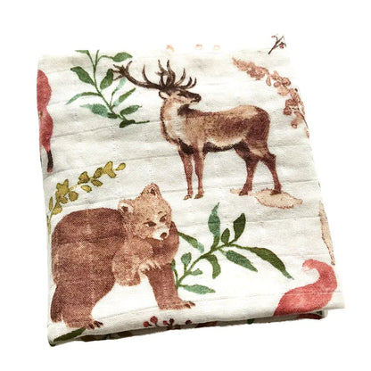 58x58cm Muslin cotton Baby Towels Scarf Swaddle bath Towel Newborns Handkerchief Bathing Feeding Face Washcloth Wipe - ZOOMNSTORE