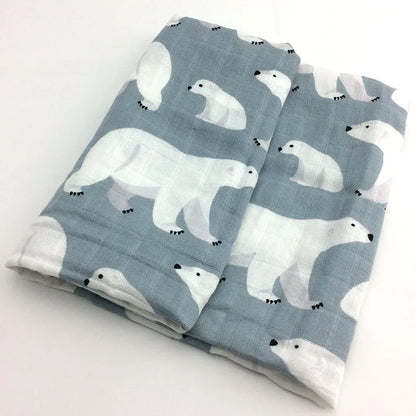58x58cm Muslin cotton Baby Towels Scarf Swaddle bath Towel Newborns Handkerchief Bathing Feeding Face Washcloth Wipe - ZOOMNSTORE