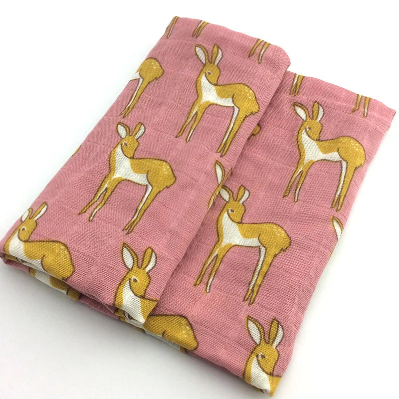 58x58cm Muslin cotton Baby Towels Scarf Swaddle bath Towel Newborns Handkerchief Bathing Feeding Face Washcloth Wipe - ZOOMNSTORE