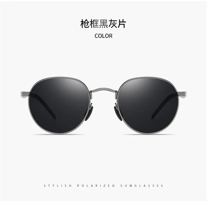 Myopia Sunglasses - Polarized Round Retro Glasses With Custom Prescription & UV400 Protection - ZOOMNSTORE