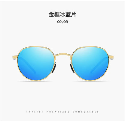 Myopia Sunglasses - Polarized Round Retro Glasses With Custom Prescription & UV400 Protection - ZOOMNSTORE