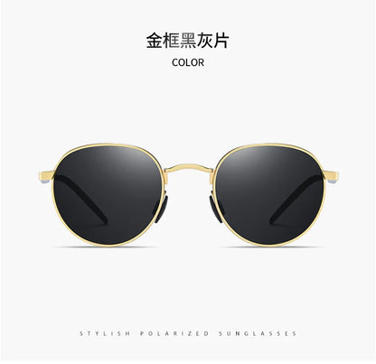 Myopia Sunglasses - Polarized Round Retro Glasses With Custom Prescription & UV400 Protection - ZOOMNSTORE