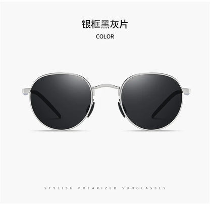 Myopia Sunglasses - Polarized Round Retro Glasses With Custom Prescription & UV400 Protection - ZOOMNSTORE