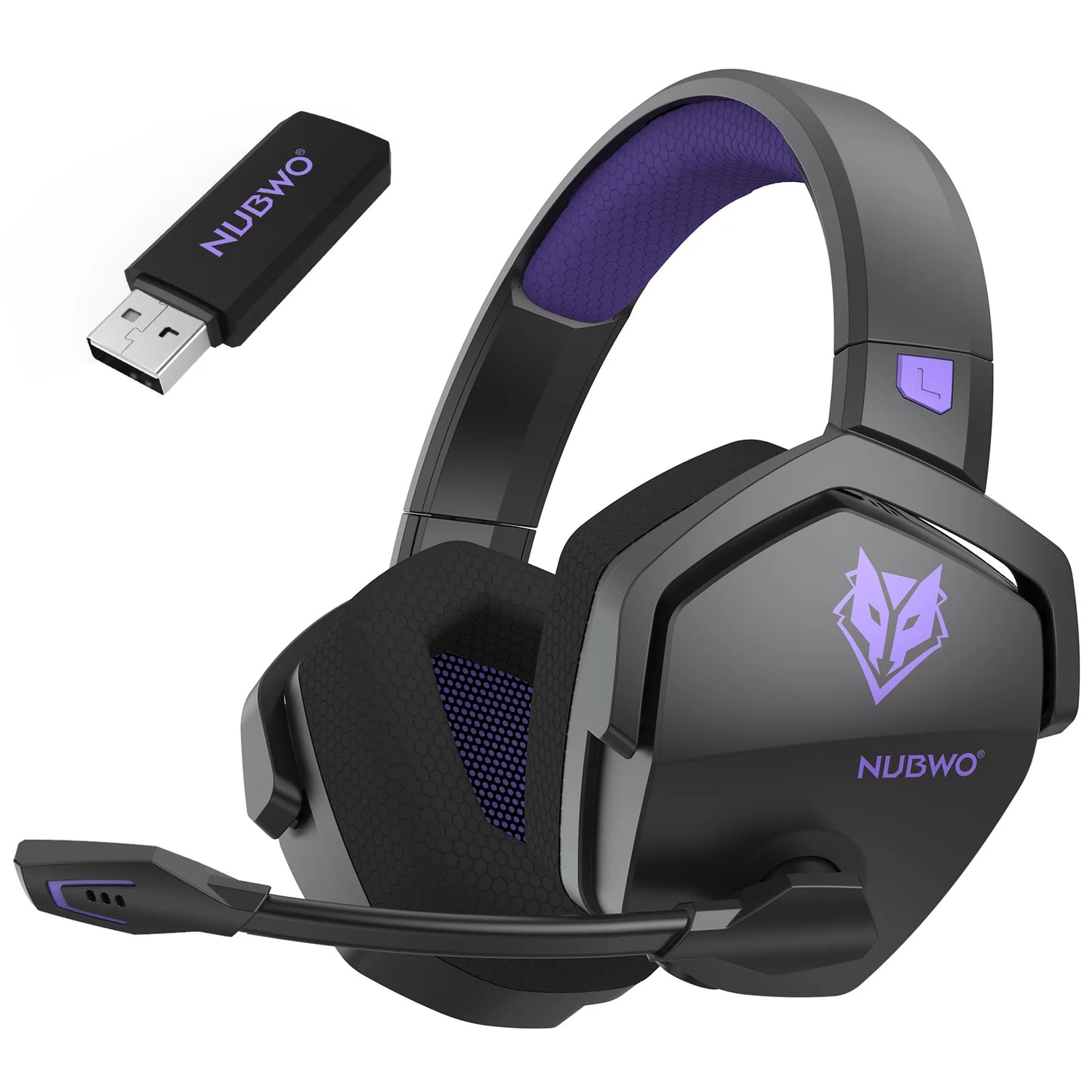 NUBWO G06 2.4G Dual Wireless Gaming Headset 5ms Low Latency 7.1 Surround ENC Mic For PC PS4 PS5 Gaming Bluetooth Headphones - ZOOMNSTORE