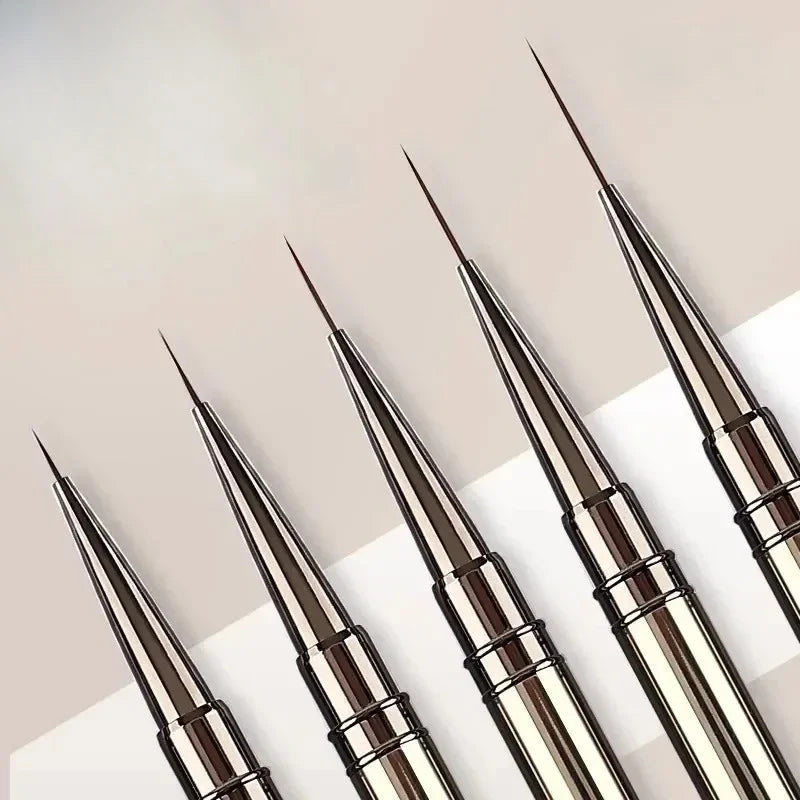 Nail Art Liner Brushes - Professional Striping  Drawing Pens 6-25mm - ZOOMNSTORE