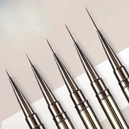 Nail Art Liner Brushes - Professional Striping  Drawing Pens 6-25mm - ZOOMNSTORE
