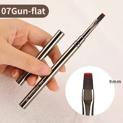 Nail Art Liner Brushes - Professional Striping  Drawing Pens 6-25mm - ZOOMNSTORE