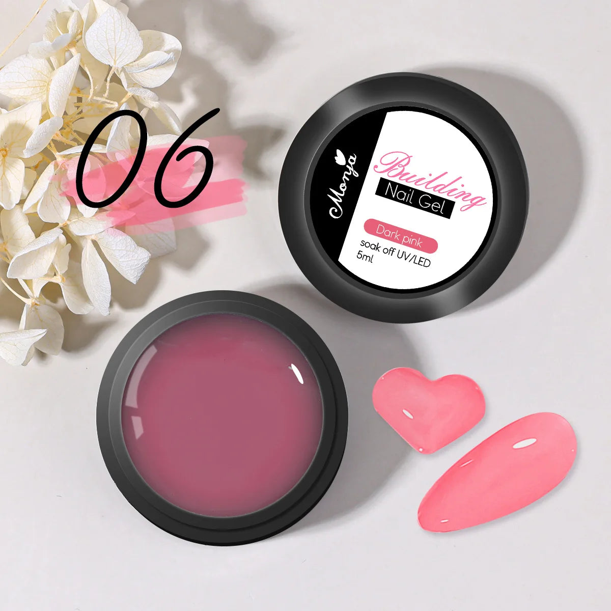 Clear Non-Stick Nail Extension Gel - 3D Sculpting Milky Jelly UVLED Hard Gel - ZOOMNSTORE