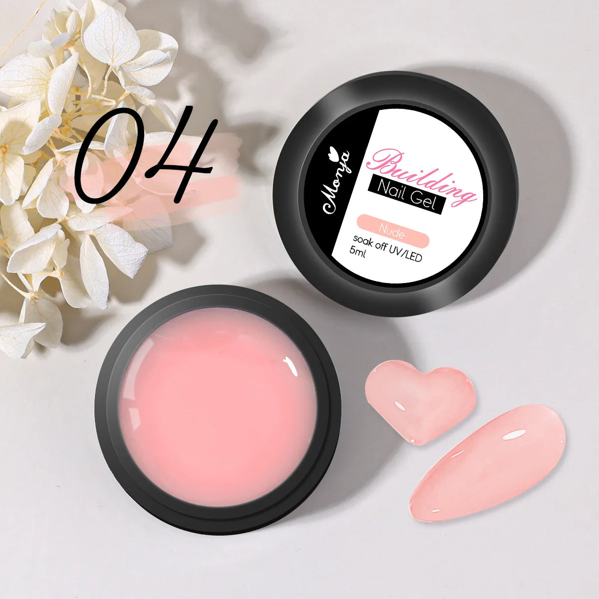 Clear Non-Stick Nail Extension Gel - 3D Sculpting Milky Jelly UVLED Hard Gel - ZOOMNSTORE