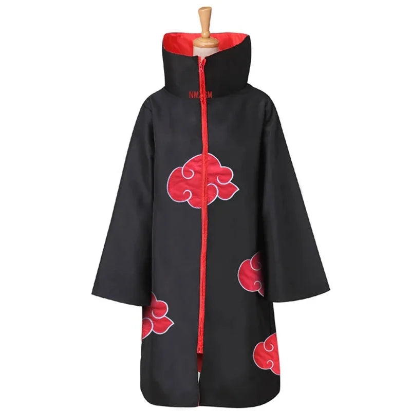 Naruto Tobi Obito Cosplay Costume Akatsuki Long Sleeve Cloak Halloween Carnival Funny Adult Cosplay Costume - ZOOMNSTORE