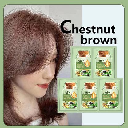 Natural Herbal Hair Dye Shampoo - Quick Color Change for Men  Women - ZOOMNSTORE