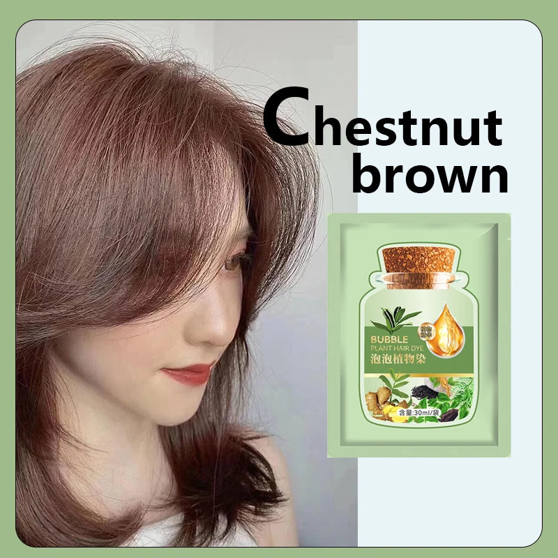 Natural Herbal Hair Dye Shampoo - Quick Color Change for Men  Women - ZOOMNSTORE