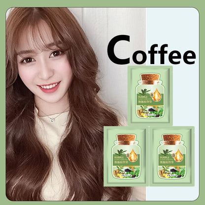 Natural Herbal Hair Dye Shampoo - Quick Color Change for Men  Women - ZOOMNSTORE