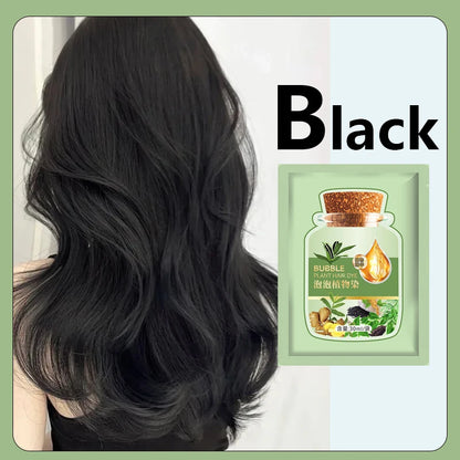 Natural Herbal Hair Dye Shampoo - Quick Color Change for Men  Women - ZOOMNSTORE