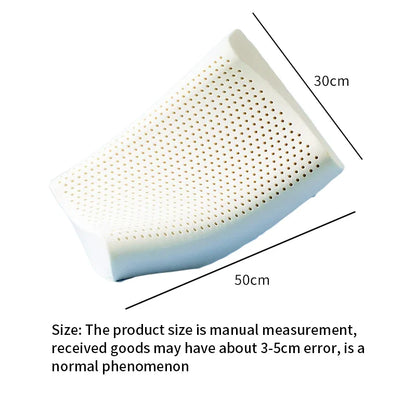 Natural Latex Pillow - Thai Latex Foam Memory Foam Pillow for Cervical Support - ZOOMNSTORE
