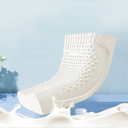 Natural Latex Pillow - Thai Latex Foam Memory Foam Pillow for Cervical Support - ZOOMNSTORE