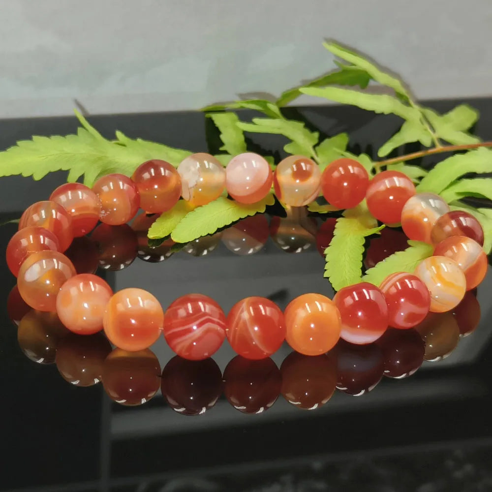 Natural Stone Bead Bracelet - 8MM Epidote Zoisite Quartz Lava Tiger Eye for Men and Women - ZOOMNSTORE