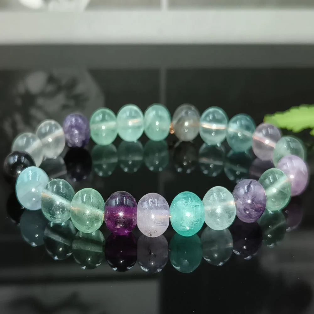 Natural Stone Bead Bracelet - 8MM Epidote Zoisite Quartz Lava Tiger Eye for Men and Women - ZOOMNSTORE