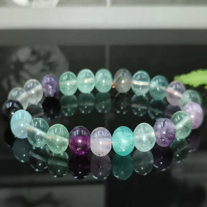 Natural Stone Bead Bracelet - 8MM Epidote Zoisite Quartz Lava Tiger Eye for Men and Women - ZOOMNSTORE