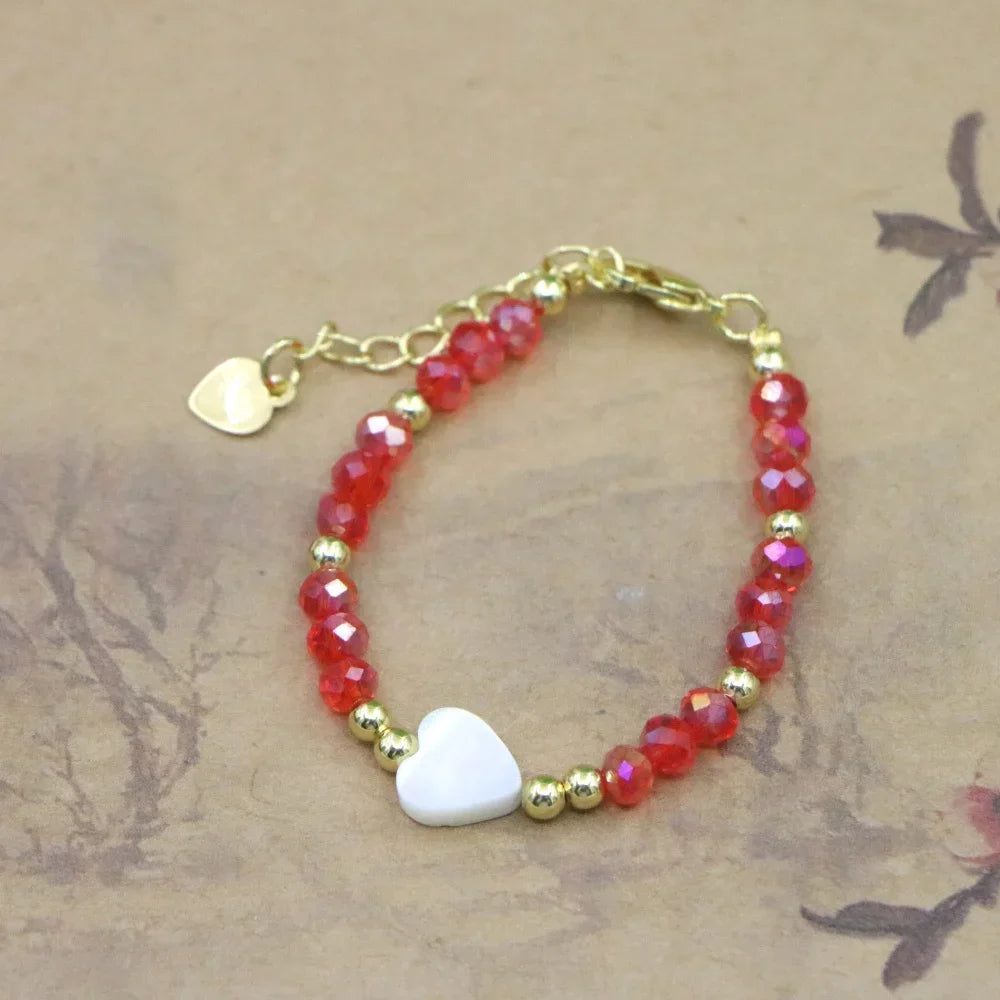 Natural Stone Bead Bracelet for Girls - High Quality Lobster Clasp Jewelry Gift - ZOOMNSTORE