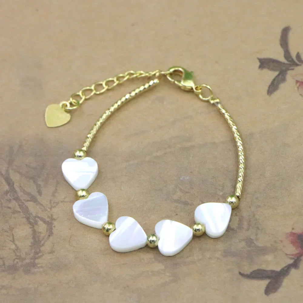 Natural Stone Bead Bracelet for Girls - High Quality Lobster Clasp Jewelry Gift - ZOOMNSTORE